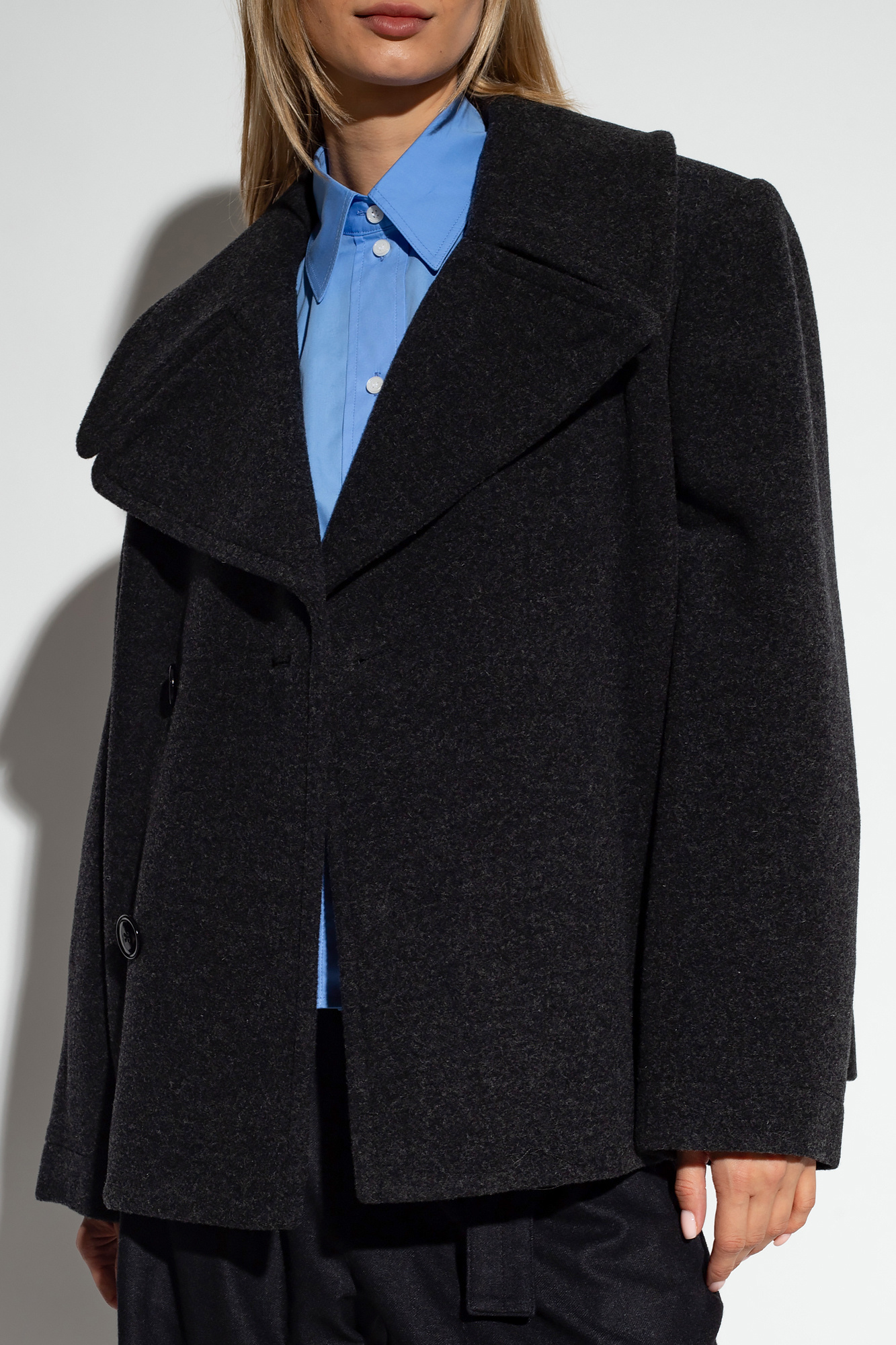 Lemaire wool coat sale